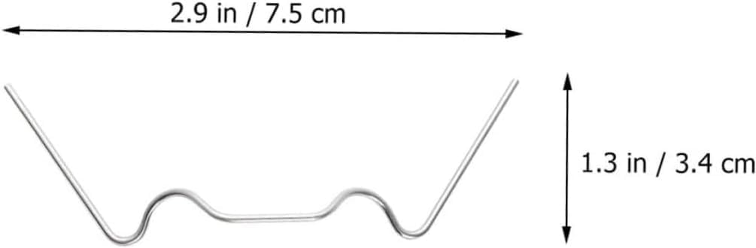 100Pcs Greenhouse Z and W Clips for Greenhouse Glass Panes, Glasshouses Garden Protection, Easy Hand Installation No Tools Needed, Green House Glass Clips Fixings image number 3