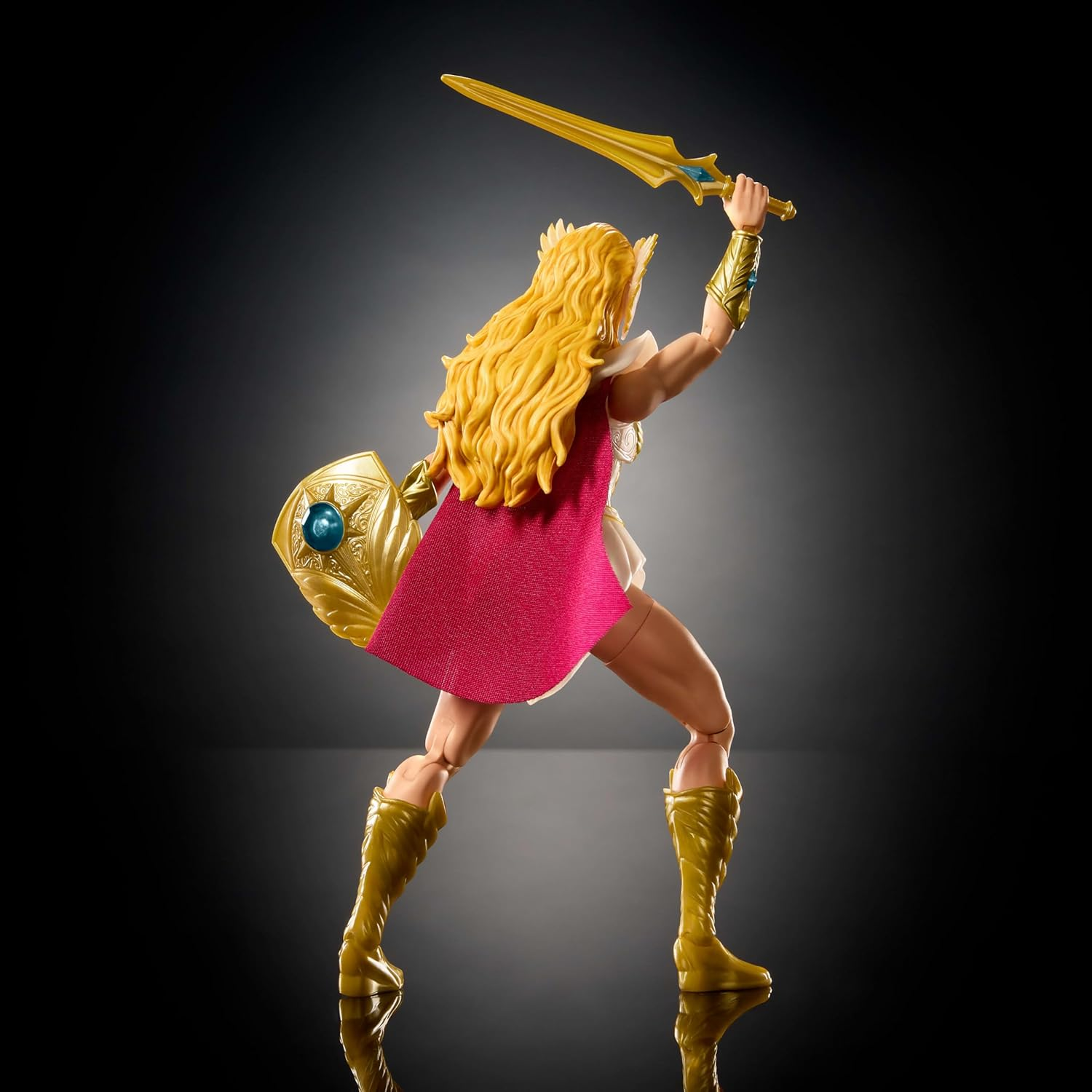 Masters of the Universe Masterverse New Etheria She-Ra 7" Motu Toy 30 Points of Movement Interchangeable Hands Soft Cloth Cape Shield Sword JBP83 image number 4