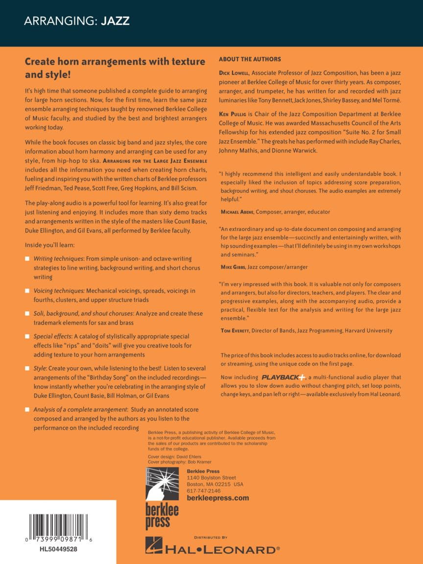 Arranging for Large Jazz Ensemble Bk/Online Audio image number 4