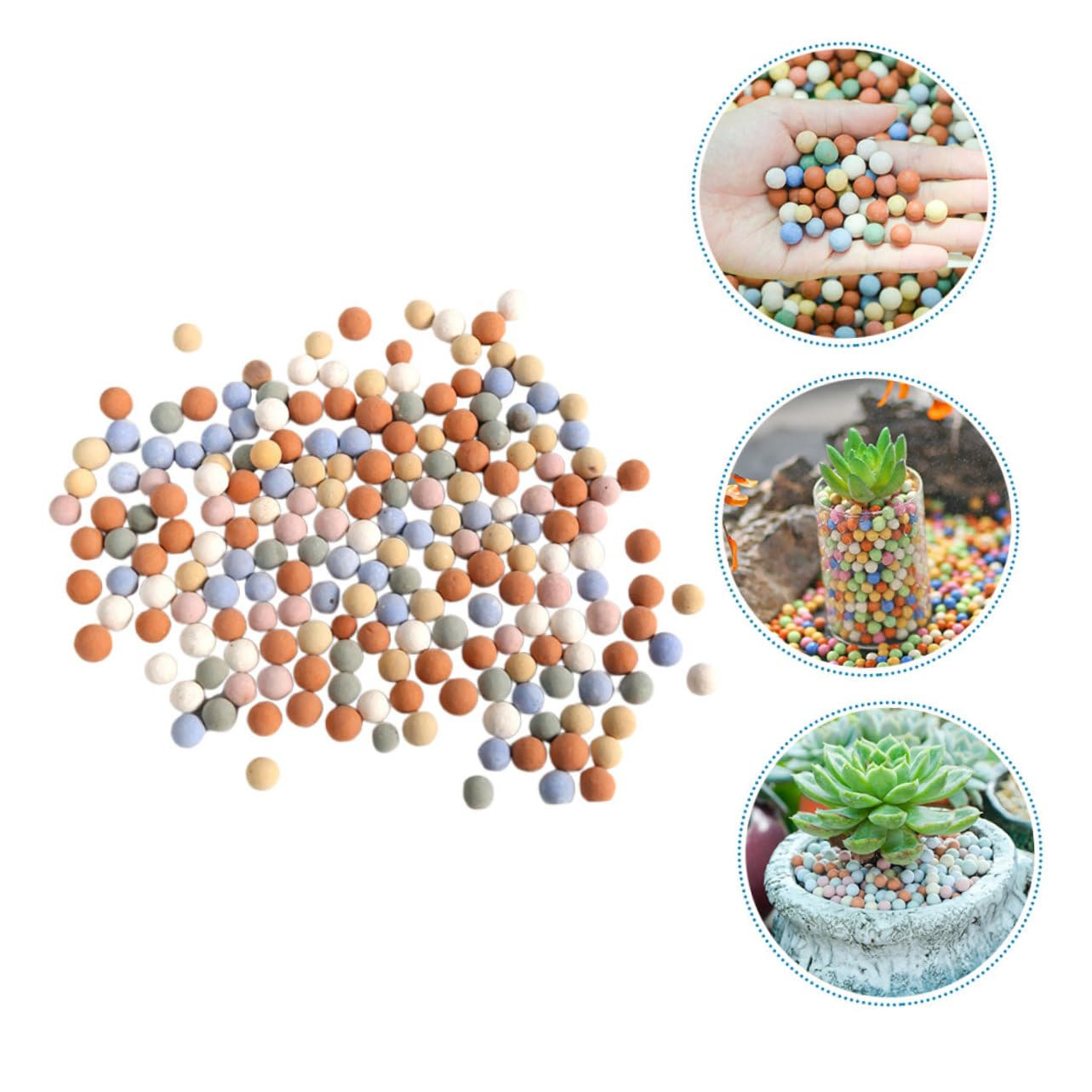 MERRYHAPY Horticultural Rocks 1 Bag Ceramsite Stone Pumice for Plant Pot Versatile Decorative Pebbles image number 5