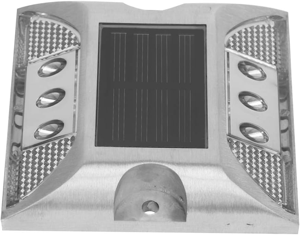 Solar Driveway Lights, Solar Power Ground Marker Lights Waterproof Outdoor Driveway Road Highway Spike Lamp, Solar Deck Lights Outdoor Dock Marine Lights (Blue)