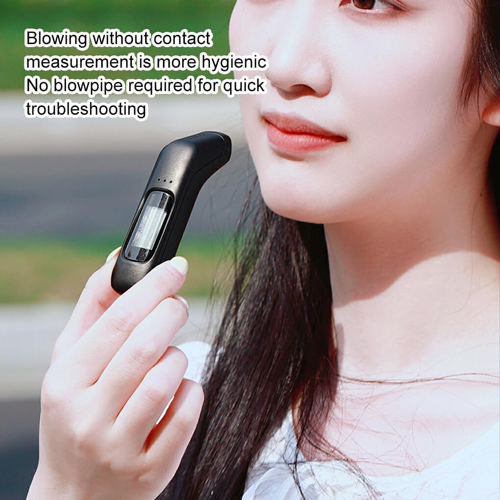 Stable Performance Breathalyzer Tester with LED Display Screen Professional ABS for Adult Portable Digital Spirit LCD image number 1