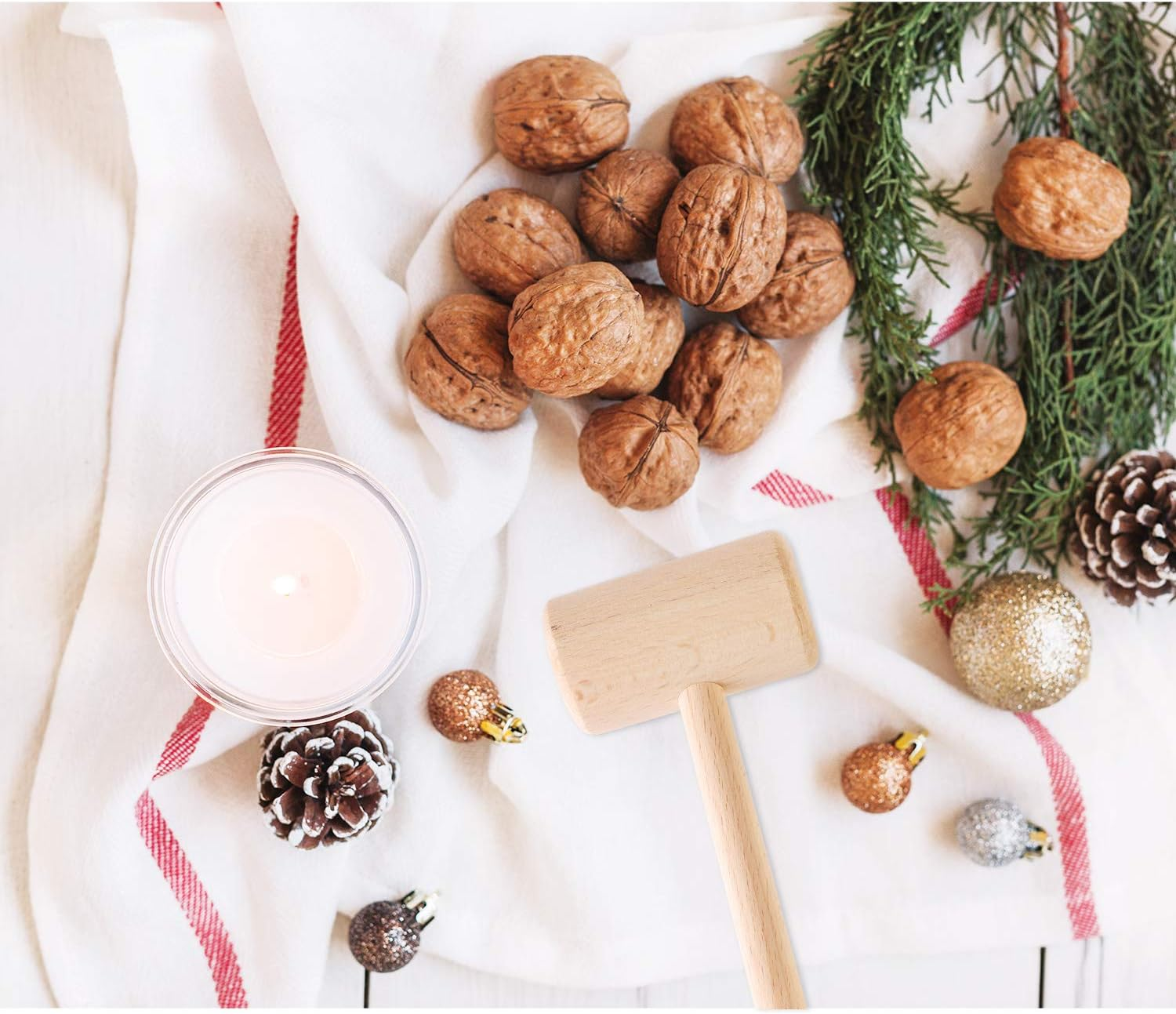 Wooden Crab Mallet for Chocolate, Mini Wooden Hammer Multi-Purpose for Kids Toys Crab Lobster Mallets, 3Pcs image number 5