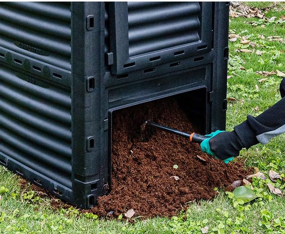 450L Home Garden Fertilizer Composter Bucket Bin Nutrition Outdoor Kitchen Compost Waste