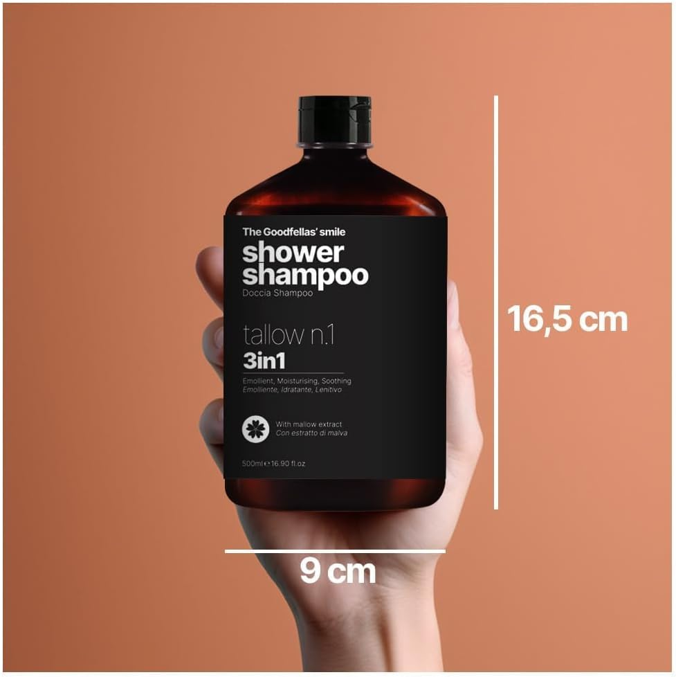 The Goodfellas'Smile Tallow N.1 Shower Shampoo 500 Ml image number 3