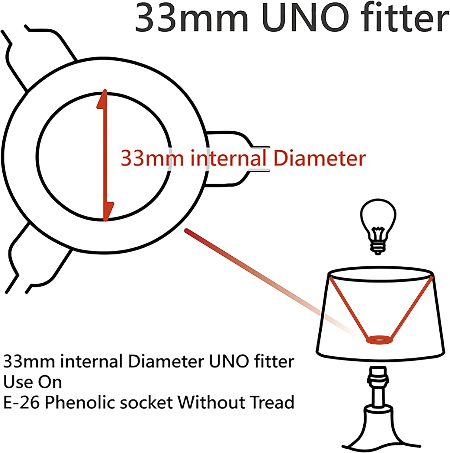 Aspen Creative 58902 Transitional Hardback Empire Shape UNO Construction Lamp Shade in off White, 9" Wide (5" X 9" X 7")