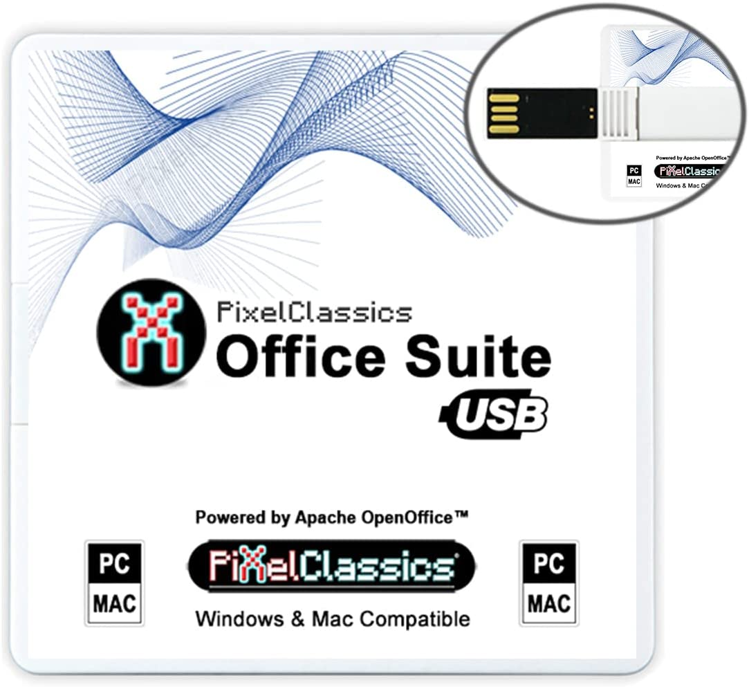 Office Suite 2024 Compatible with Microsoft Office 2021 365 2019 2016 2013 Powered by Apache Openoffice on USB with Lifetime License for Windows 11, 10 8.1 8 7 Vista XP 32 64-Bit PC, Macos & Mac OS X image number 2