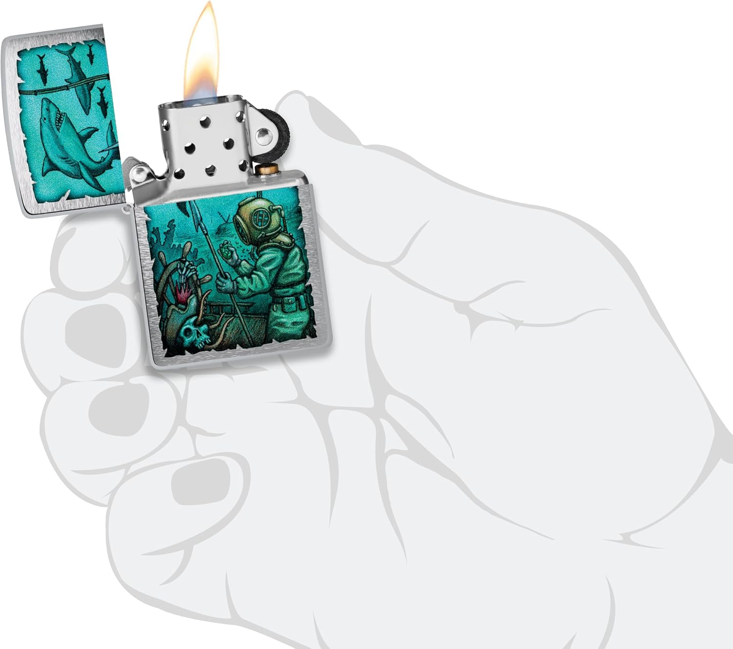 Zippo Underwater Design Lighter image number 4