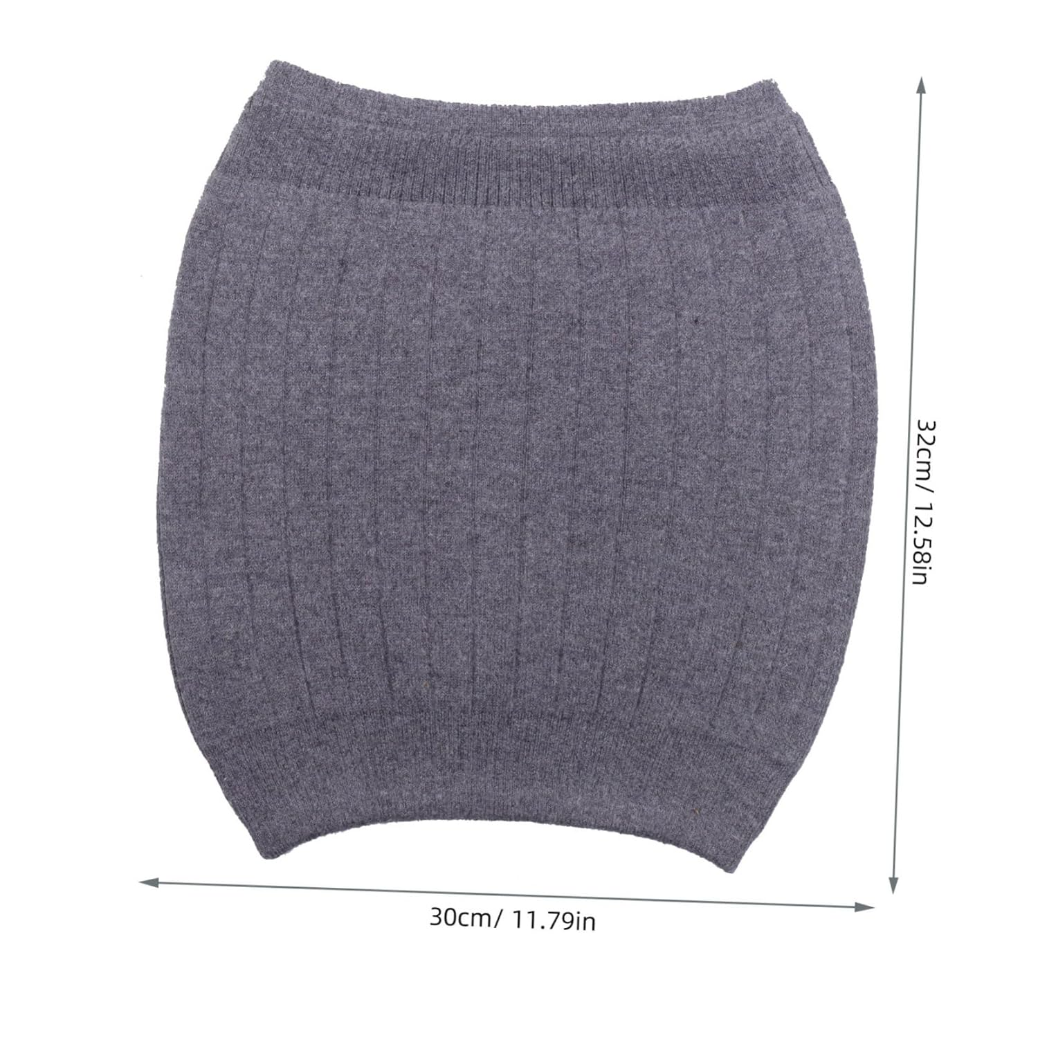 Thermal Cashmere Waist Warmer Back Support Belt Daily Use Kidney Belt Wear-Resistant Waist Band image number 6