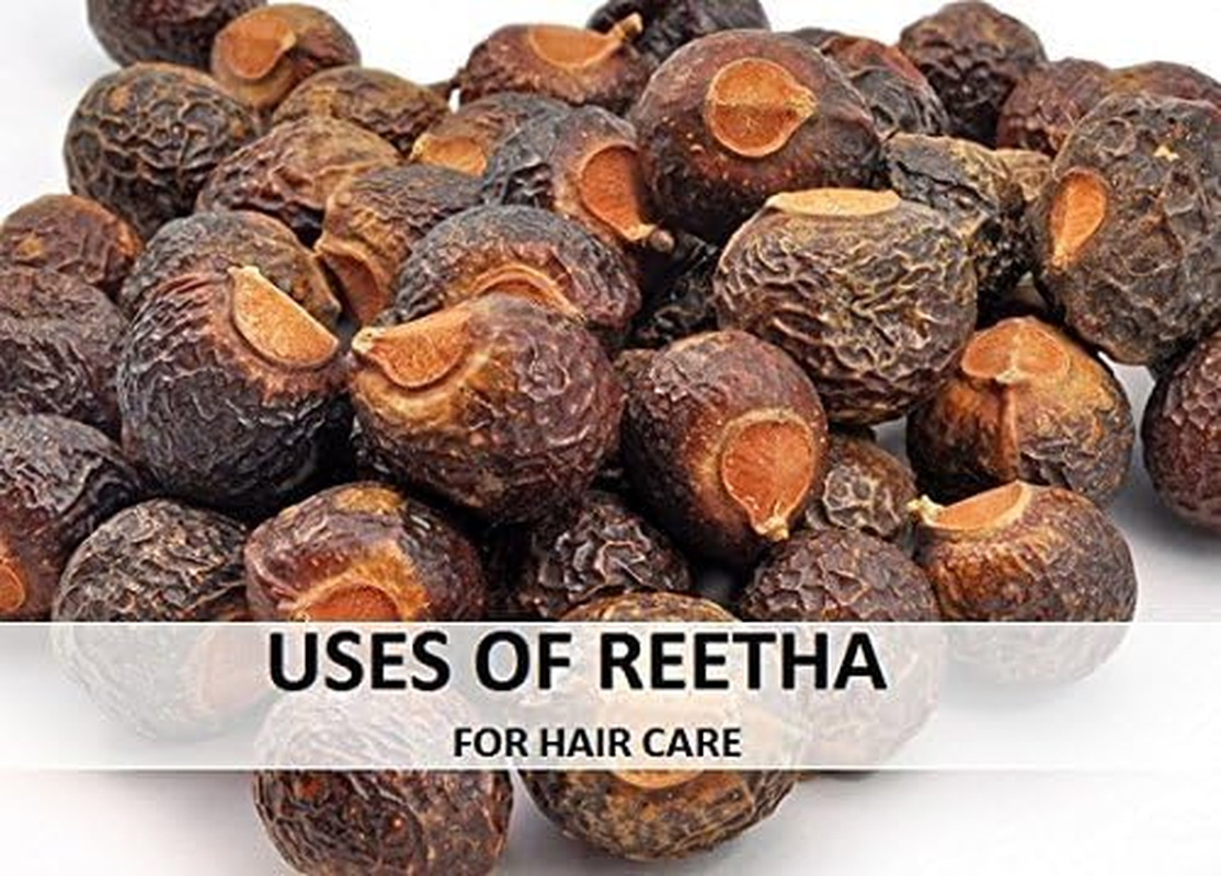 Online Quality Store Reetha Powder-100G |Organic Reetha Powder for Hair Growth|Aritha|Reetha|Ritha|Soapnuts (Sapindus Mukorossi) Powder for Silky & Smooth Hairs|Ritha Powder for Hair (Soap Nut) image number 2