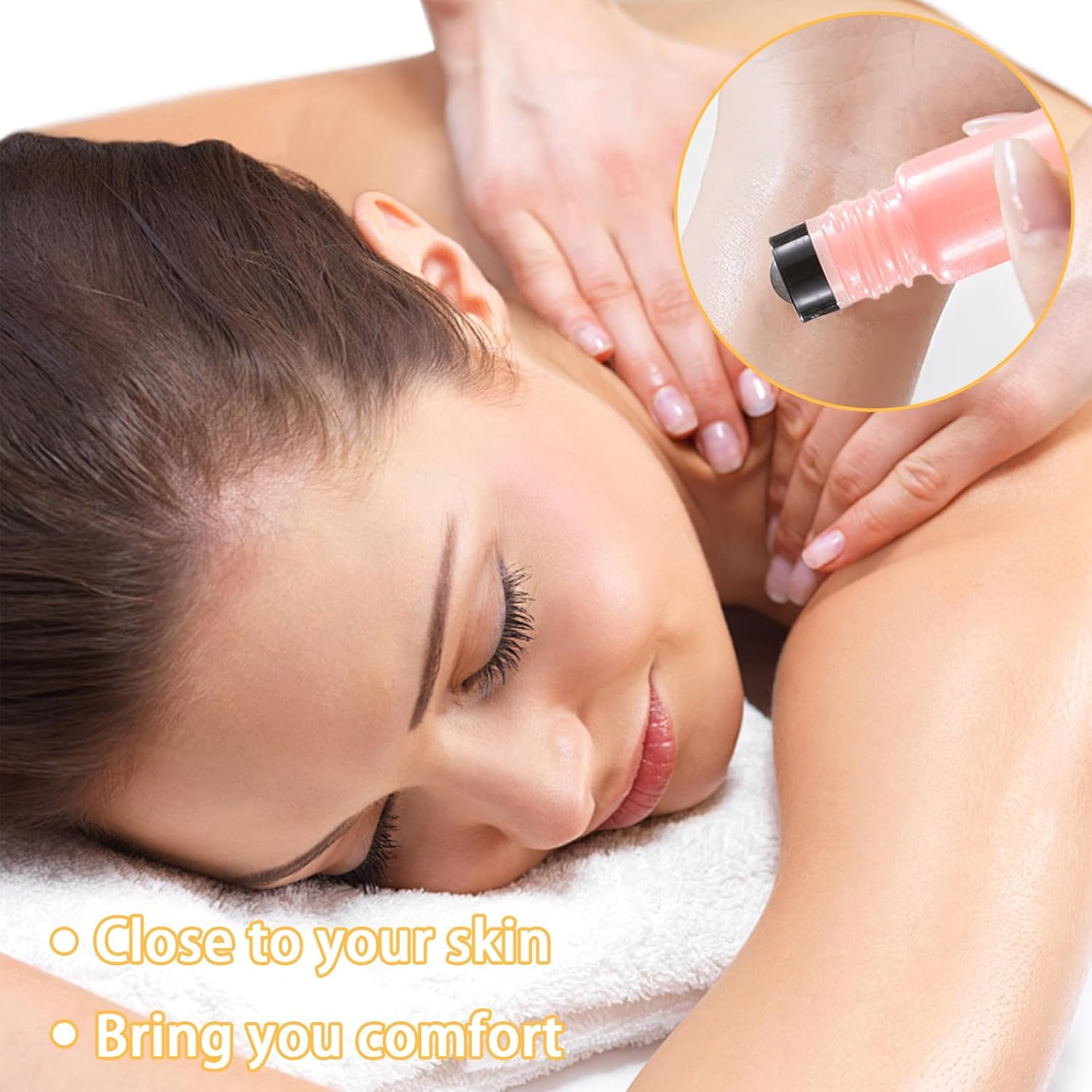 6 Pieces of 10Ml Glass Essential Oil Roller Bottles, Color Gradient Ball Bottles That Can Be Refilled, with Stainless Steel Balls and Caps - Travel Portioned Perfume Essential Oils image number 2