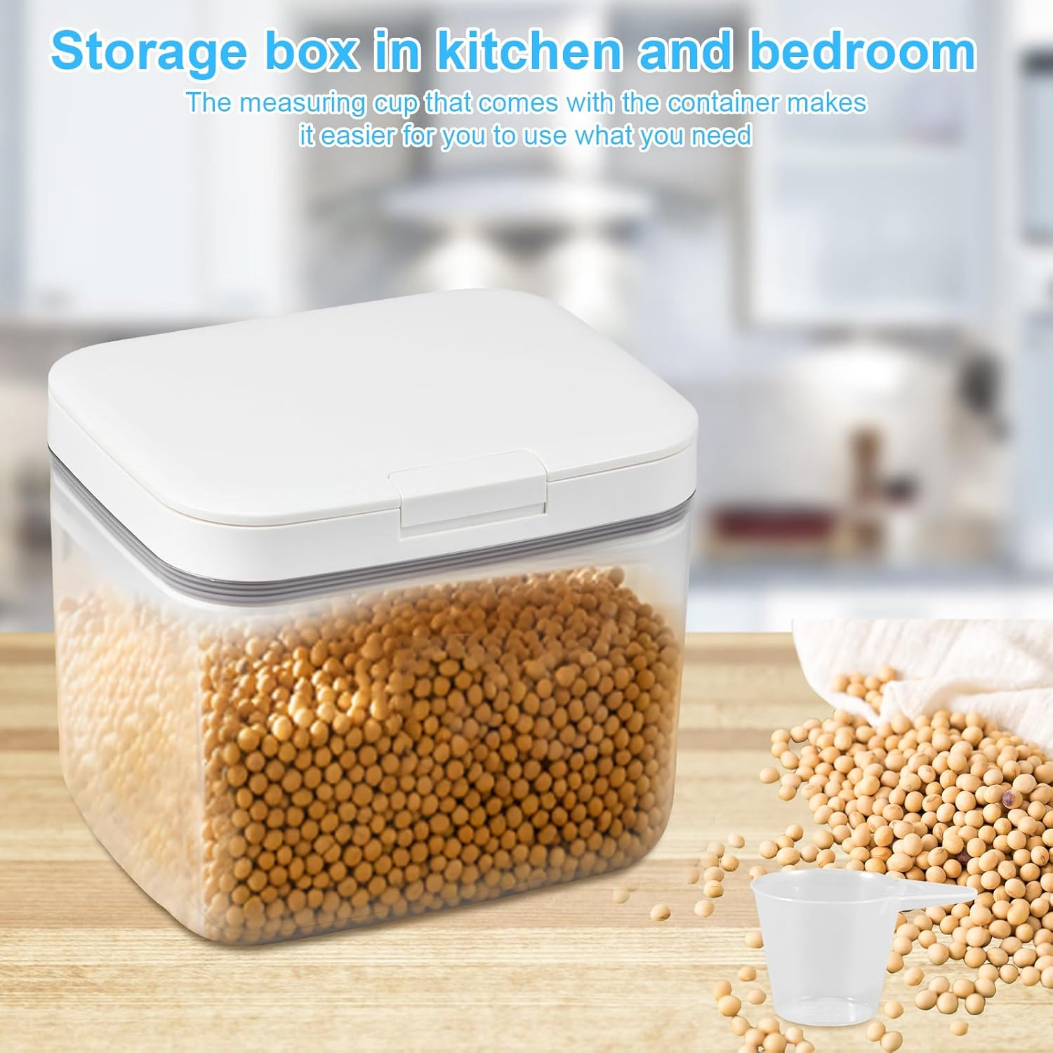 Laundry Pods Container,Automatic Pop-Up Laundry Pods Container,Large Capacity Dishwasher Pod Holder,Holds 2.8L/4.5L/5.5L Sealed Laundry Pod Case for Powder,Detergent,Scent Booster Storage (4.5L/152Oz) image number 1