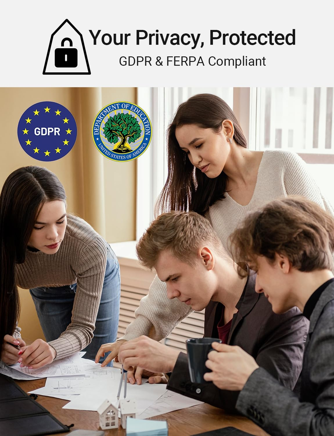 Timekettle W4 Translation Earbuds,For Global Business & Relationships,Bone-Voiceprint Sensor for Clear Voice in Noise, Ai Auto-Correction,Protected Privacy with Gdpr,Instant Setup via Ios/Android App - Blue image number 7