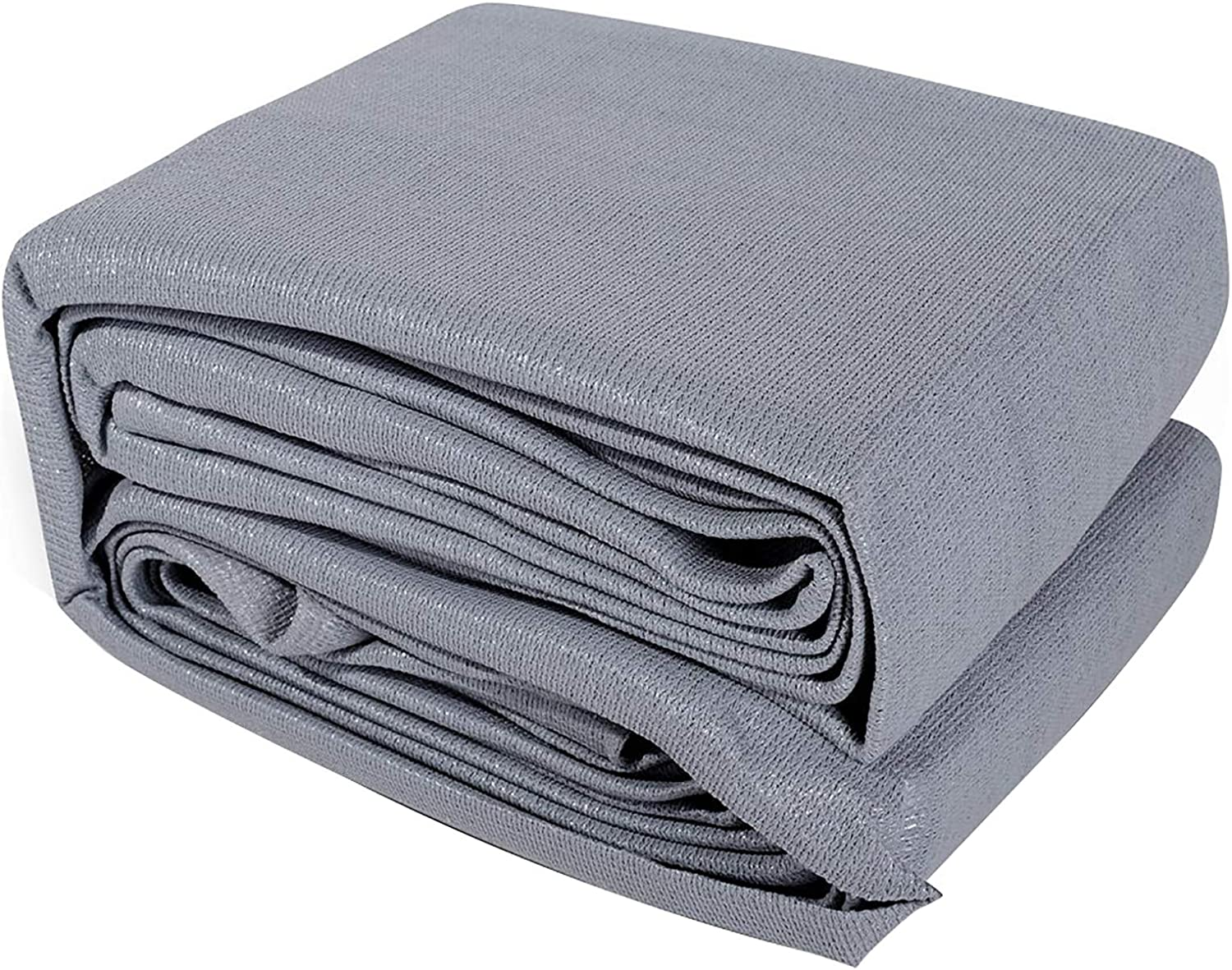 Instahut Shade Sail Rectangle 4 X 6M Sunshade Cloth Shadecloth Sun Block Outdoor Marquee Canopy Shelter Cover for Beach Pool Patio Backyard Lawn Garden Carport Fence Greenhouse, Grey 98% UV Blockage image number 5