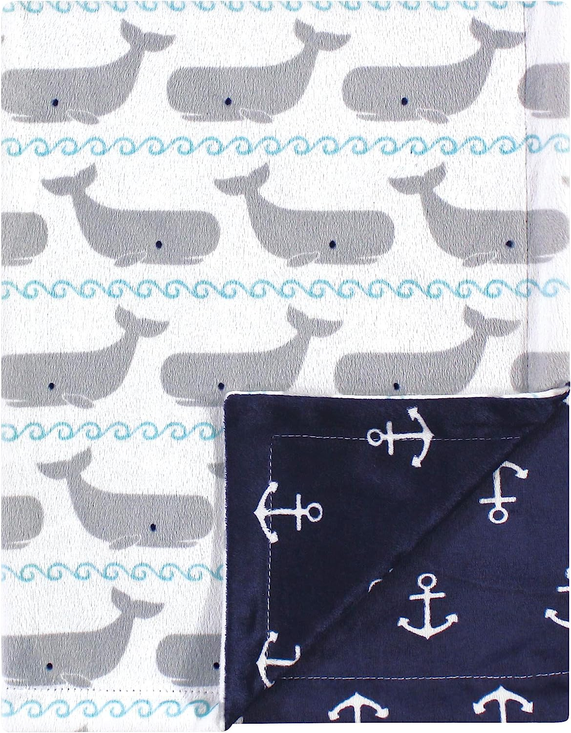 Hudson Baby Unisex Baby Plush Mink Blanket, Llama, One Size image number 4