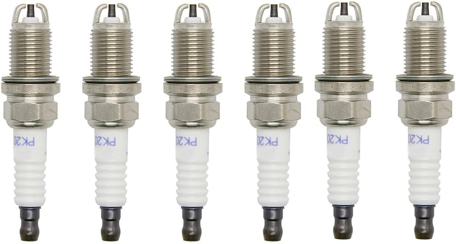 Baceyong 6Pcs Iridium Spark Plugs Compatible with Audi A6 A8 S5 S6, Compatible with LEXUS ES300, Compatible with PORSCHE 911, Compatible with TOYOTA AVALON/CAMRY/ RAV4/ SIENNA/SOLARA image number 2