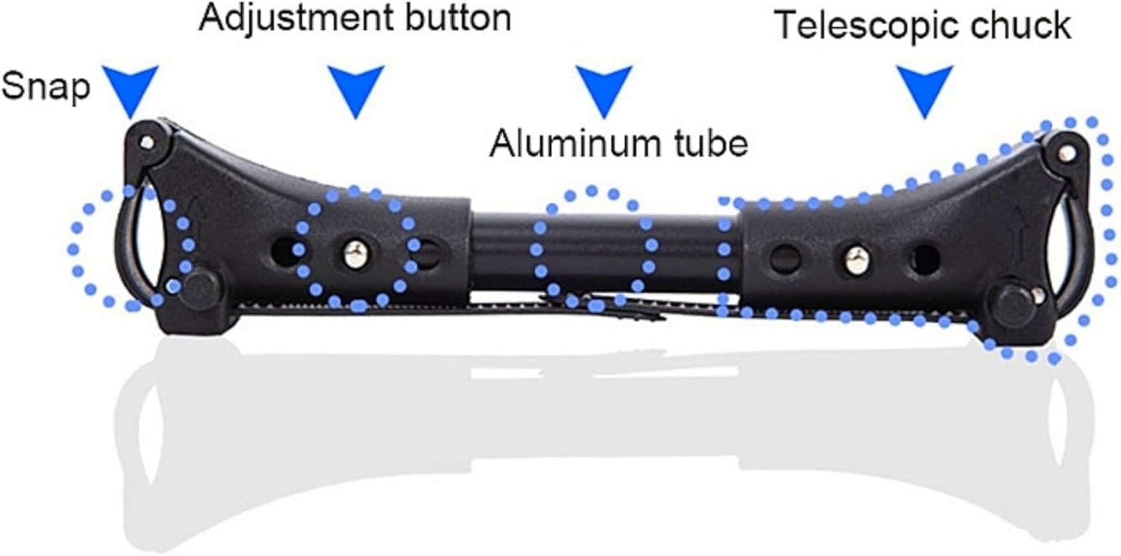 Weegeeks 3Pcs Universal Stroller Connector for Twins - Side by Side Pushchair Connector, Adjustable & Compatible with Most Strollers image number 4
