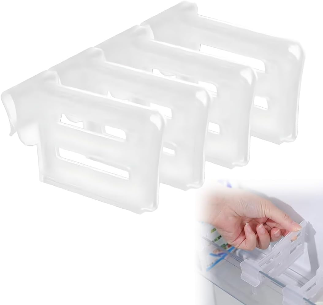 Fridge Organiser, Set of 16, Kitchen Storage Box, Organisation, Adjustable Drawer Insert, Extendable Drawers, Shelf Insert in Kitchen Cabinet for Kitchen, Fridge, Cabinets Shelf Insert for Cupboard image number 2