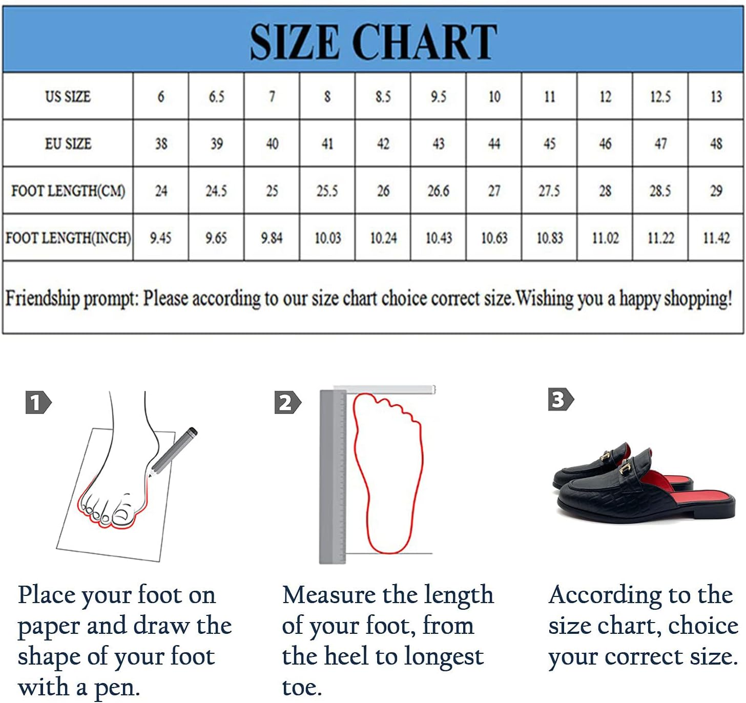 Youxiaoyou Men'S Dress Mule Slippers Suede Slip-On Loafers Velvet Backless Sandals Size 7-13