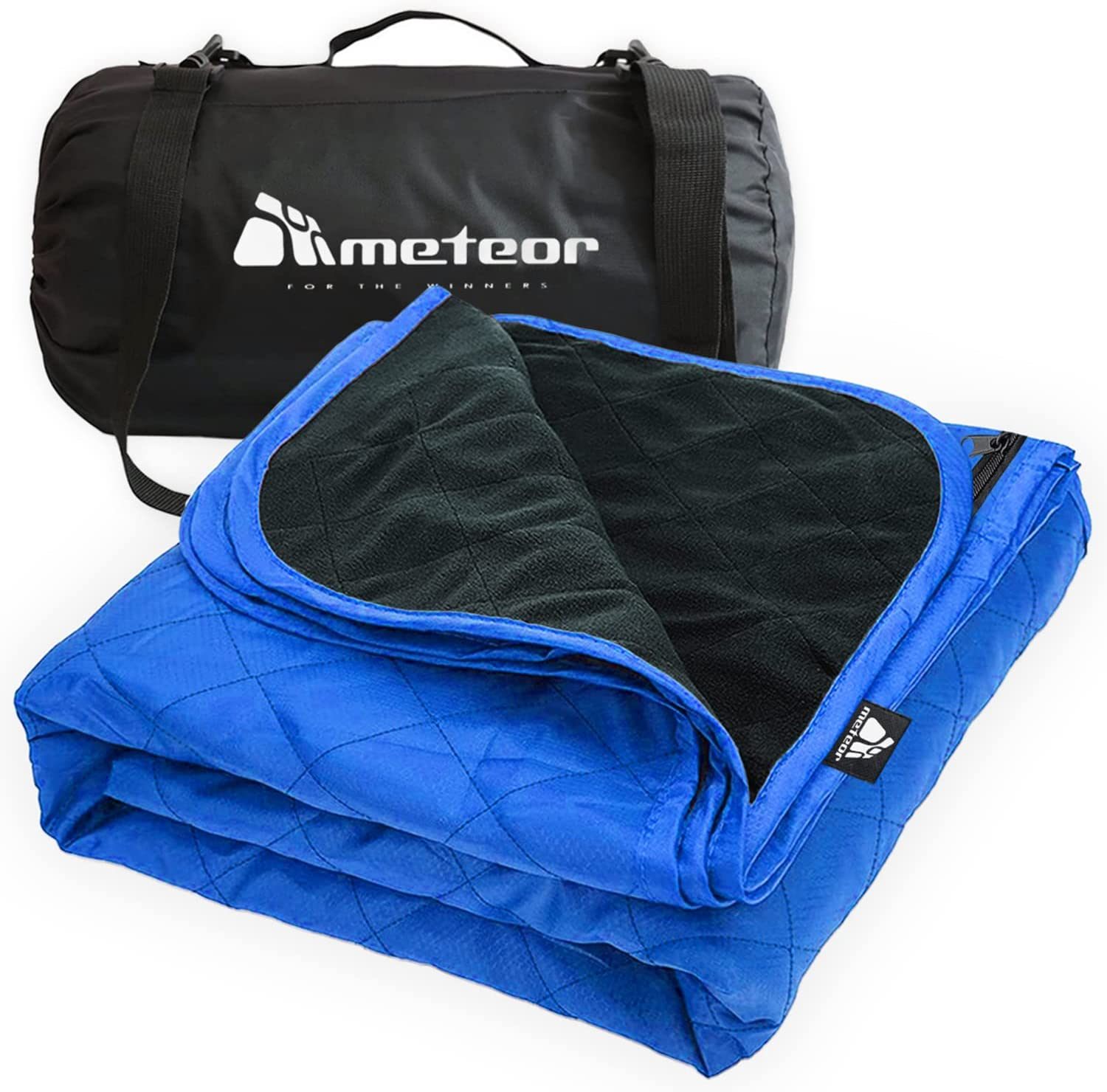 Meteor Picnic Mat Extra Large 210X140Cm - Picnic Rug, Camping Mat, Picnic Blanket, Waterproof, Windproof, Quilted Fleece Outdoor Mat for Camping, Beach, Travel, Stadium & Pets