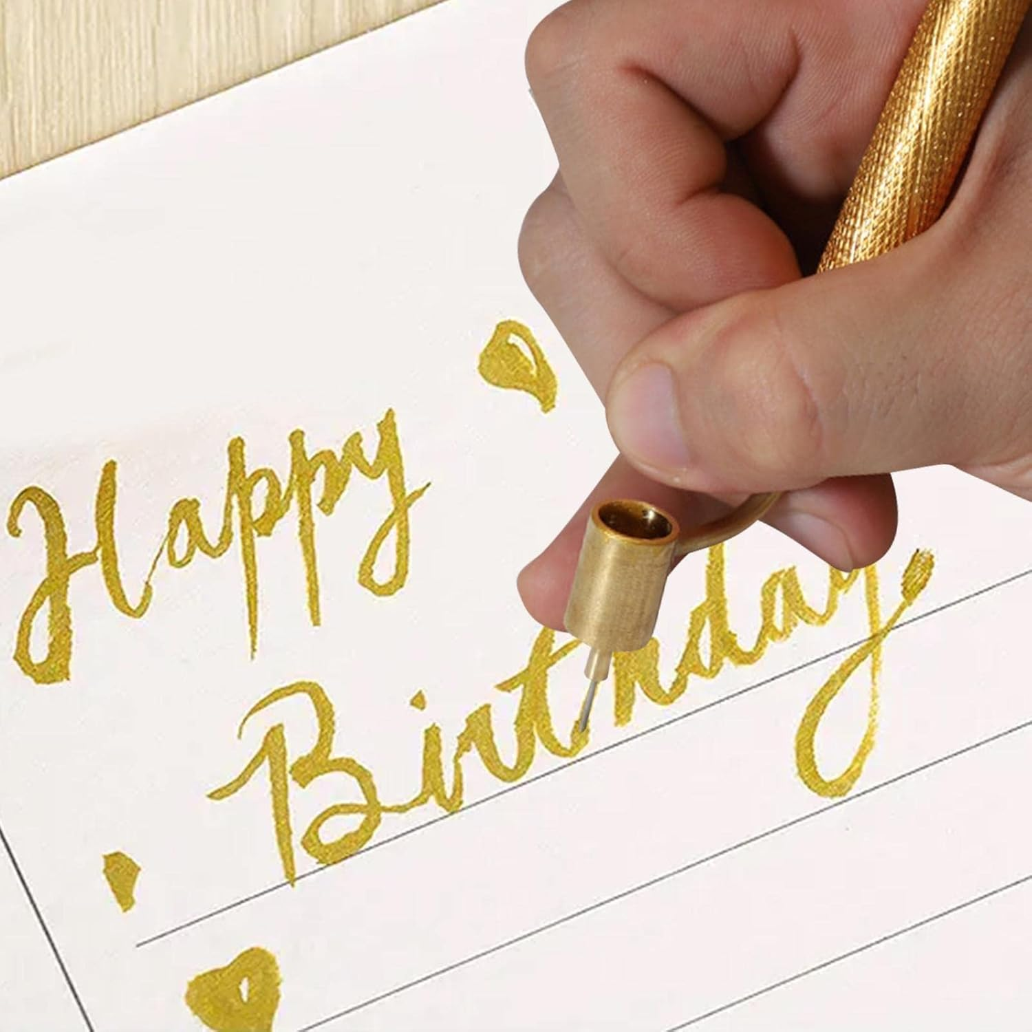 Fluid Writer Paint Applicator,Fine Drawing | Fluid Writer Paint, Brass Paint, Perfect for Rock Chips & Scratch - 0.5Mm image number 5