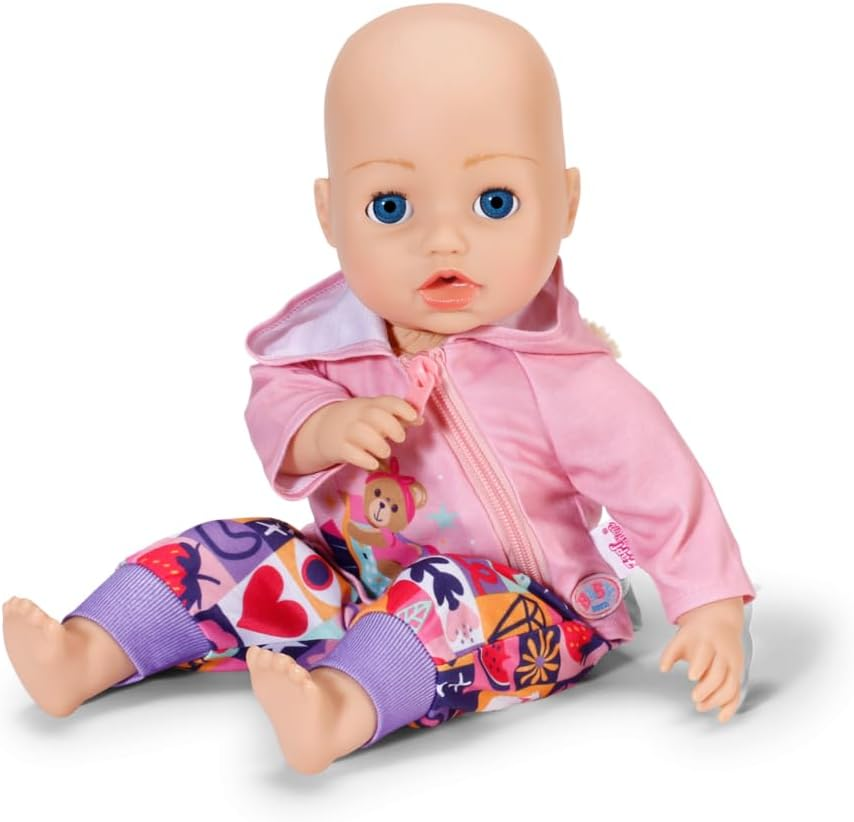 BABY Born Newborn Outfit with Long-Sleeved Shirt and More, Fit for 43Cm Dolls, 837290 Zapf Creation image number 3