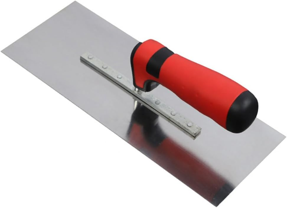 AIMALL Mason Trowel Set, Sharp Tooth Square Tooth Flat Trowel for Tiling and Plastering, Premium Stainless Steel Blades, Durable Aluminum Handle image number 5