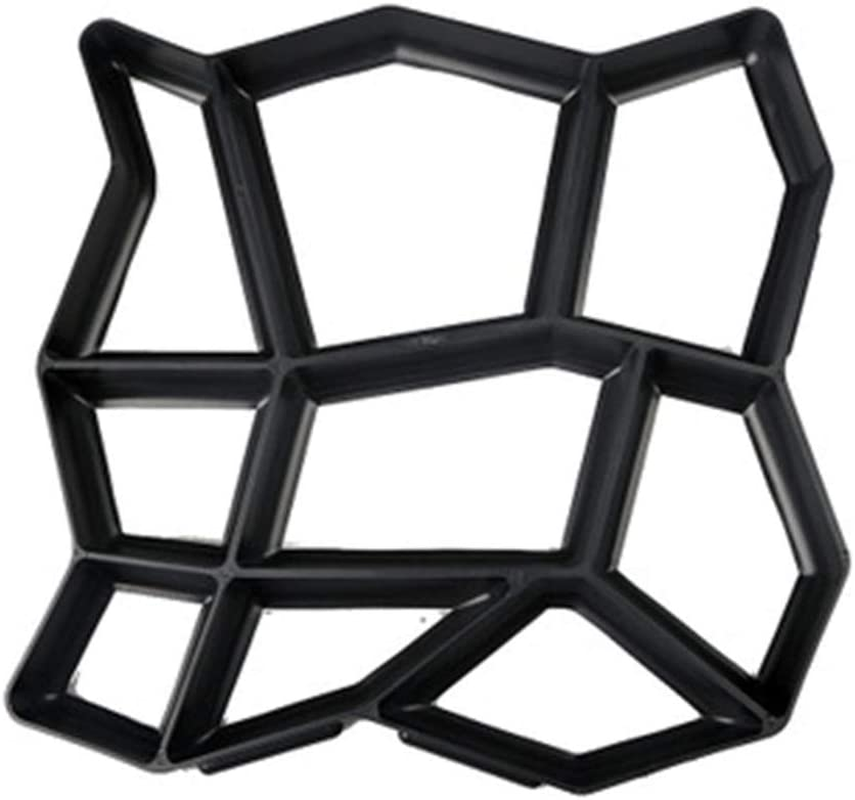 Concrete Molds Large Size Cement Molds and Forms, Rreusable Patio Concrete Paving Garden Path Molds for DIY Paving Brick Rock Stepping Stone (A) image number 4