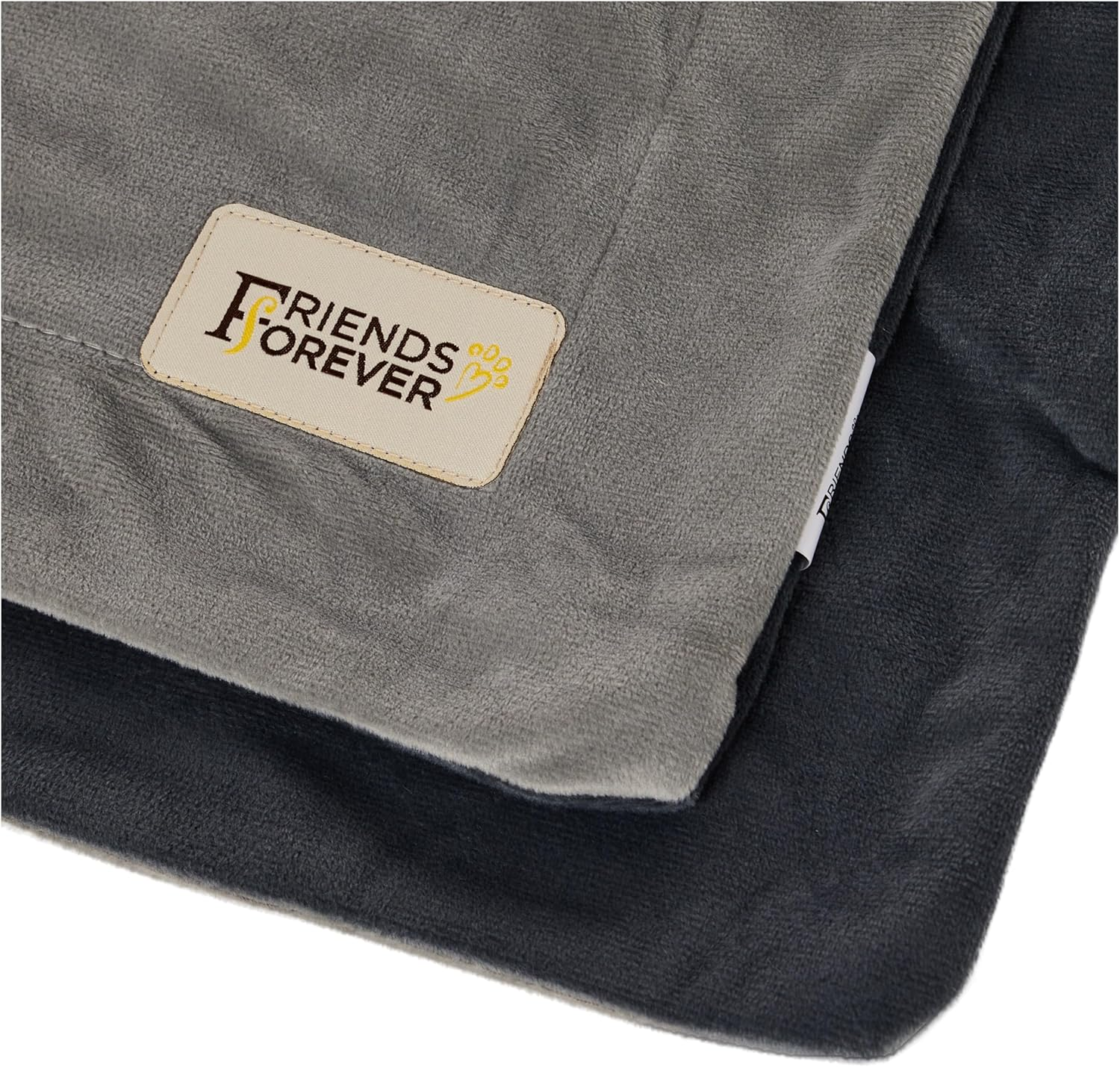 Friends Forever Durable Dog Blanket for Couch Protection, Two Tone Reversible Pet Hair Resistant Blanket for Dogs Cats Bed Kennel Crate Car Seat - Soft Velvet, Warm Fleece, Bailey 53" X 42" image number 4