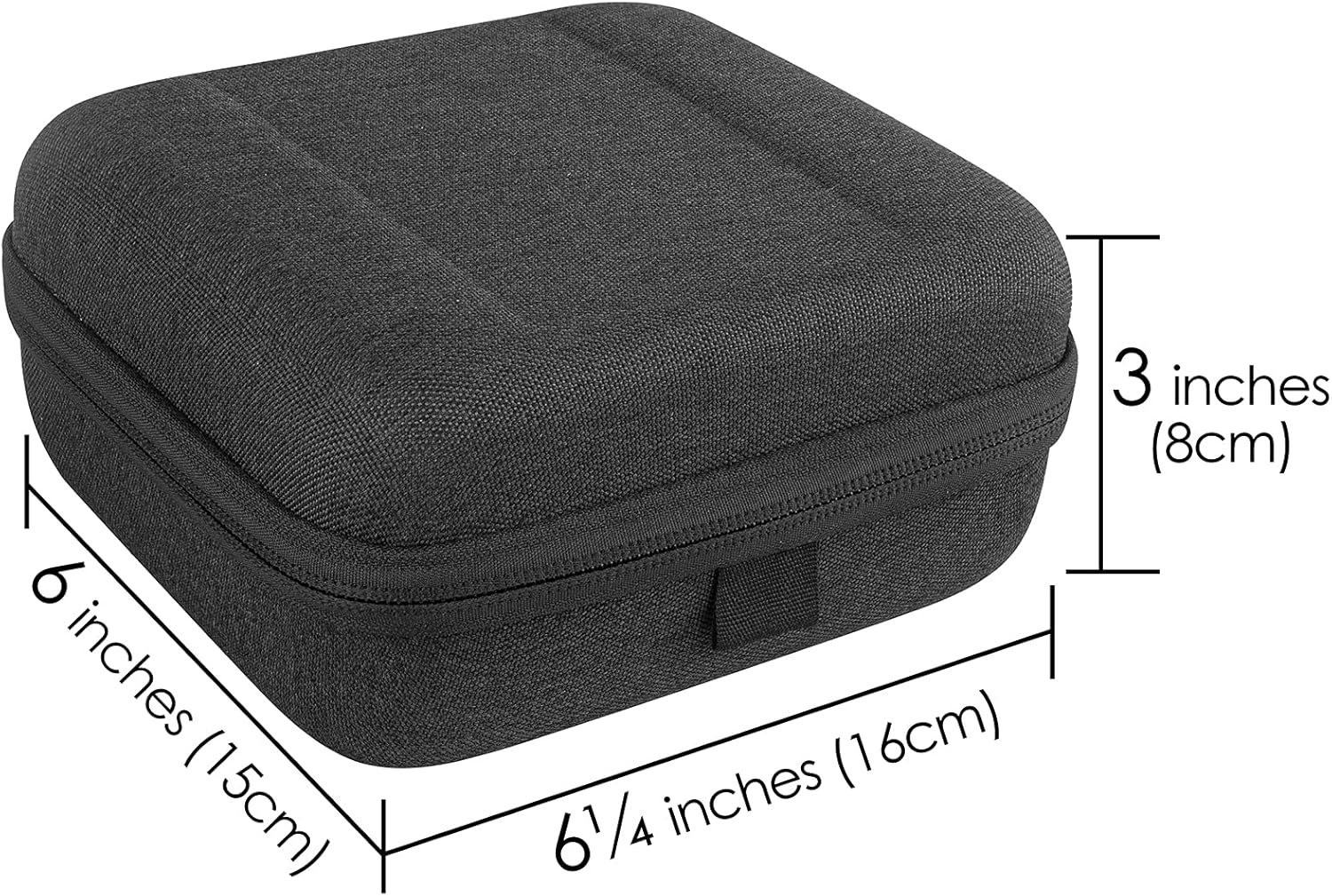 Linkidea Small Hard Case Battery Organizer Storage Box, Batteries Carrying Holder Container - Holds 31 Various Sizes AA AAA 9V C D Batteries (Dark Grey) image number 4