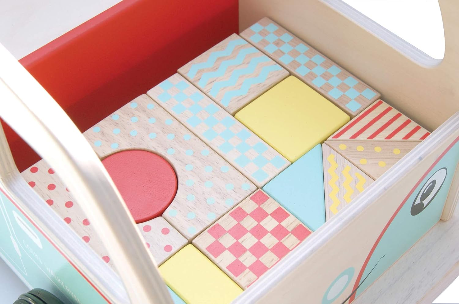 Indigo Jamm Colin Walkervan Toddler Push Toy and Block Set