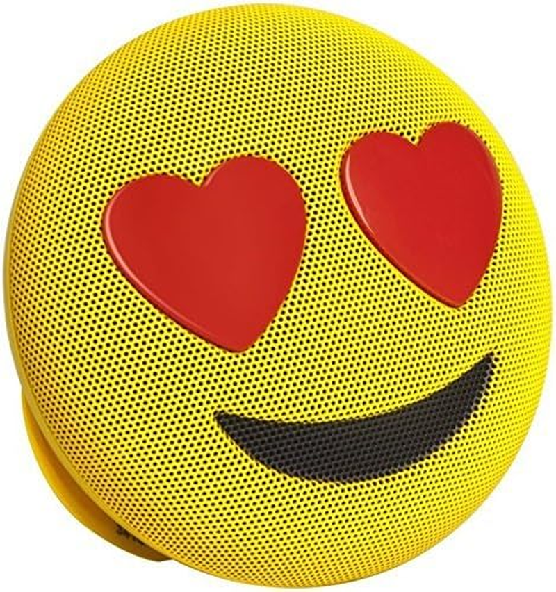 Jam Audio Jamoji Love Emoji Portable Bluetooth Speaker, Perfect Stocking Filler, Wireless, 6Hrs Battery Life, Speakerphone, Integrated Stand, Aux-In - Stream Iphone 8 7 6S, Ipad, Samsung + More image number 2