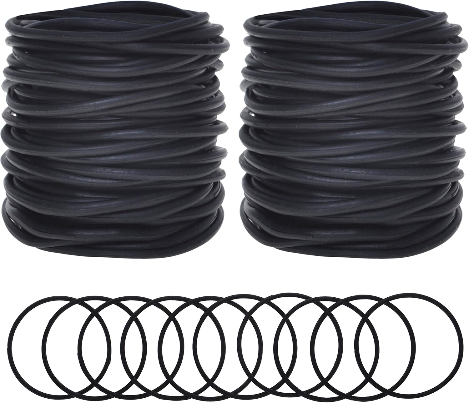 100 Pcs Jelly Bracelets for Youth, 80S Rubber Wristbands, Thin Silicone Bangles