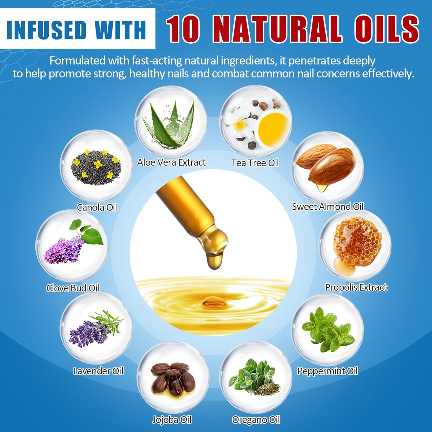 Toenail Fungus Treatment Liquid 30Ml | Extra Strength with Undecylenic Acid 25% and Tea Tree Oil | Nail and Toe Support | Fast-Absorbing Formula | 2 Pack image number 2