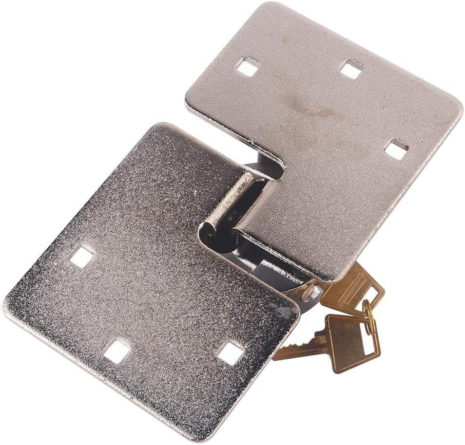 Van Lock Heavy Duty Door Safety Padlock 1/2 X Van Garage Shed Heavy Duty Safety Lock Suitable for Vans and Garages Rust Resistant Chrome Security 73Mm image number 2