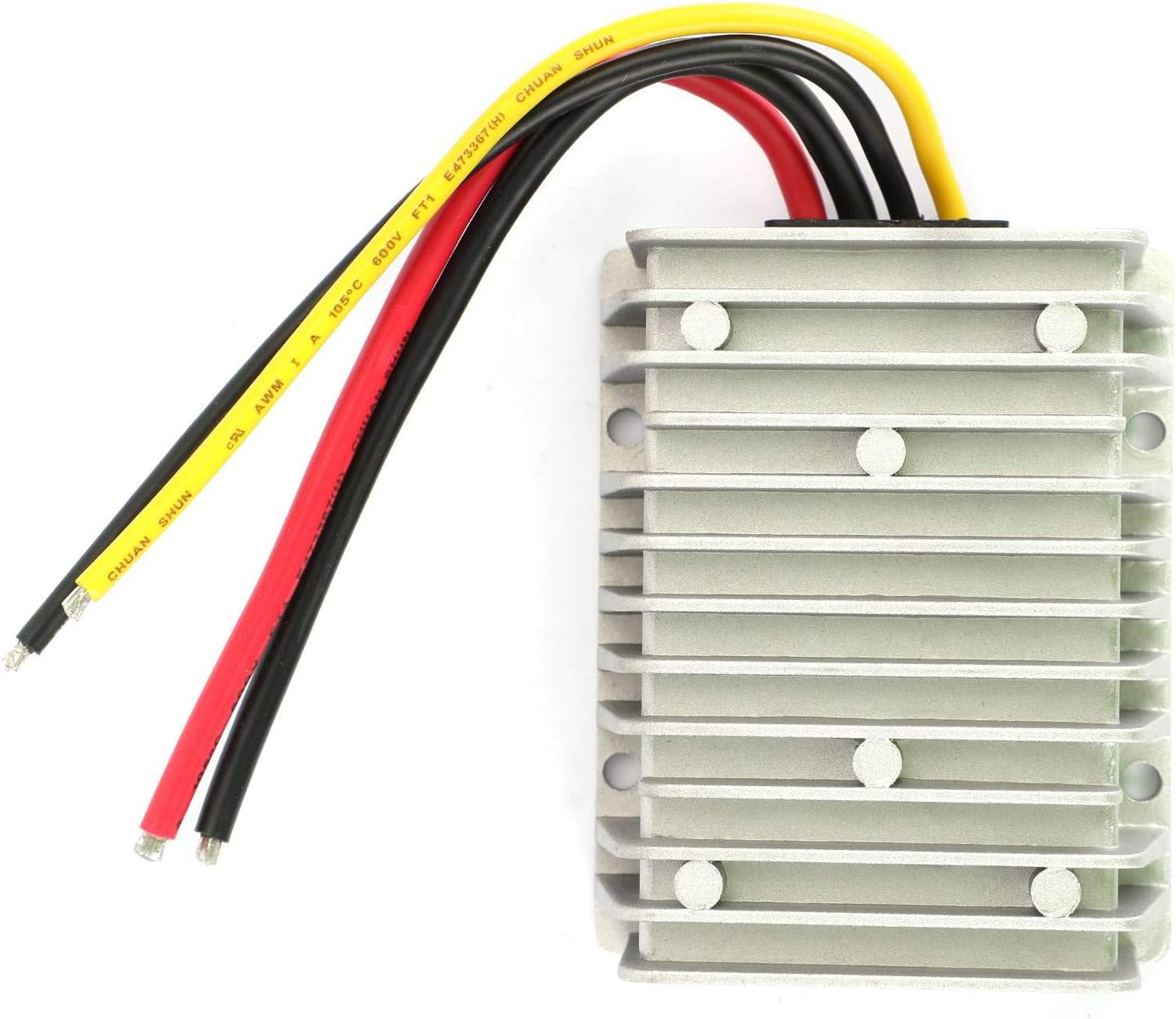 Areyourshop DC-DC 12V Step up to 24V 20A 480W Car Power Supply Converter Regulator Waterproof