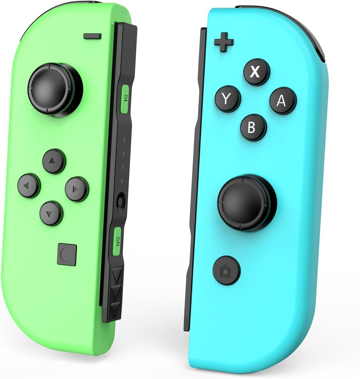 Nintendo Switch Controller Controller for Switch, Wireless Replacement for Switch, Left and Right Controllers Support Sports Dual Vibration/Wake-Up Motion Control (Blue + Green)