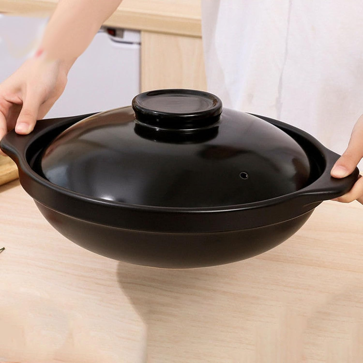 Sizzling Pot, Lithium Porcelain Casserole Dish for Home