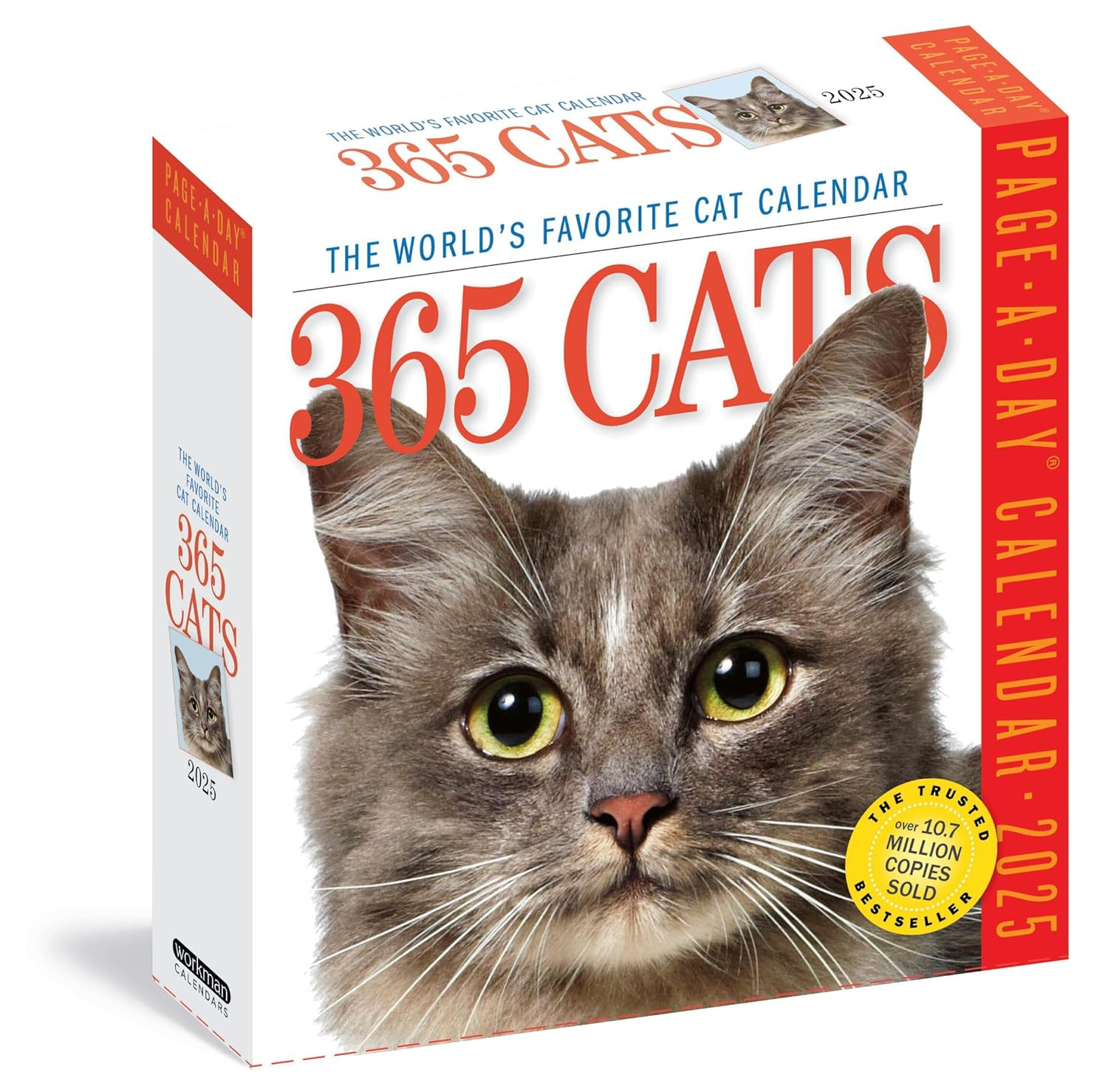 365 Cats Page-A-Day Calendar 2025: the World'S Favourite Cat Calendar
