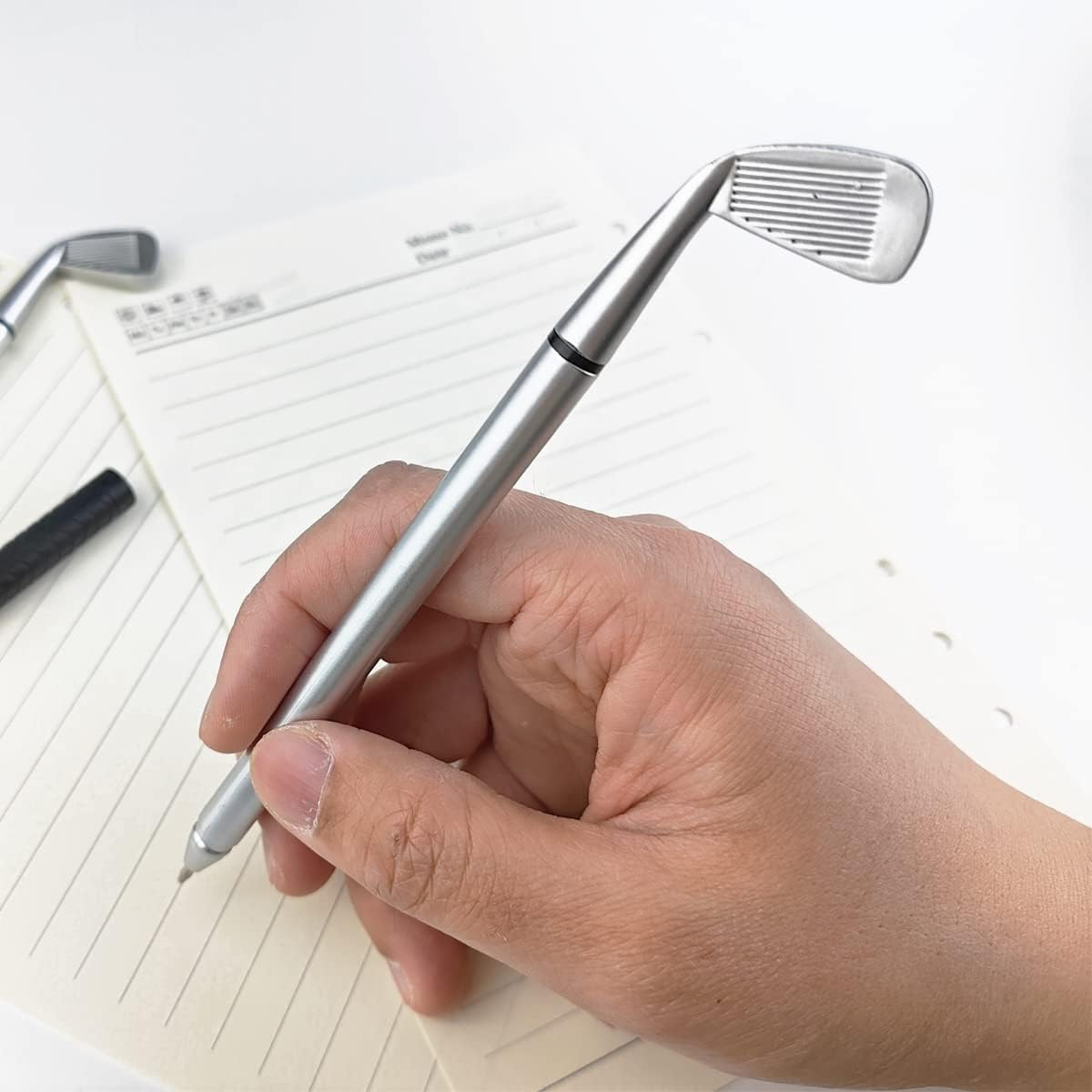 GXXMEI 25PCS Golf Ballpoint Pen Mini Golf Clubs Pens Decorative Golf Pens Funny Sports Ergonomic Pen Golfing Club Props Black Gel Ink for Students Coworkers Office Stationery Supplies image number 1