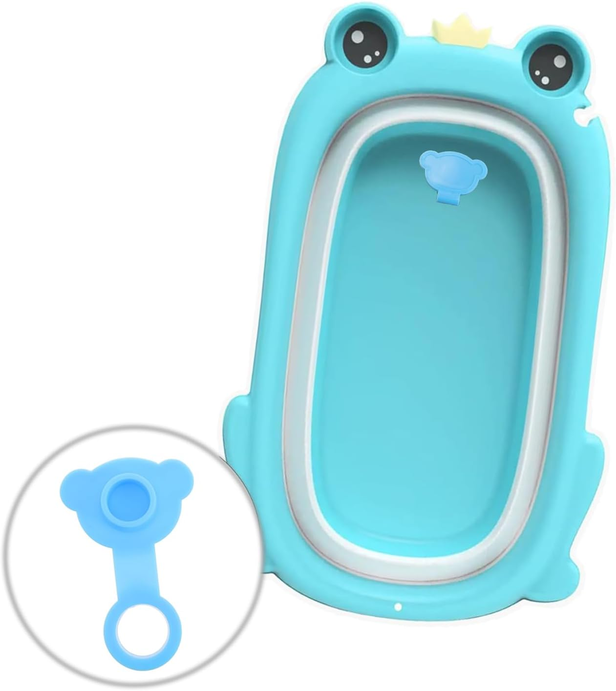 Fokmuaex 1Pcs Leakproof Silicone Bathtub Stopper - Baby Tub Plug & Universal Bath Plug with 1.18 Inch Diameter Water Outlet Fit image number 5