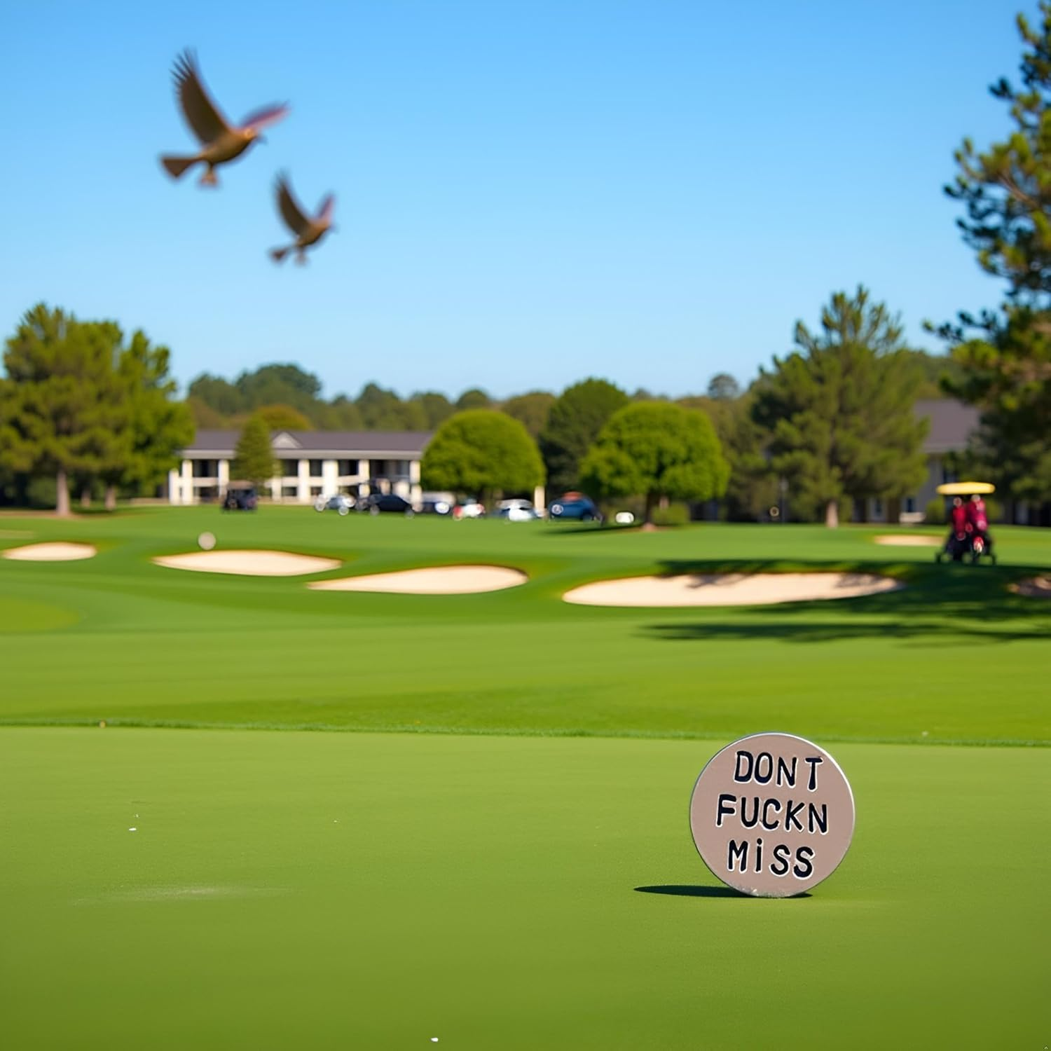 Jowxsx Adult Humor Novelty Golf Ball Markers Funny Golf Ball Marker for Men with Funny Words Unique Golf Gag Gifts for Men or Women Golfers image number 2