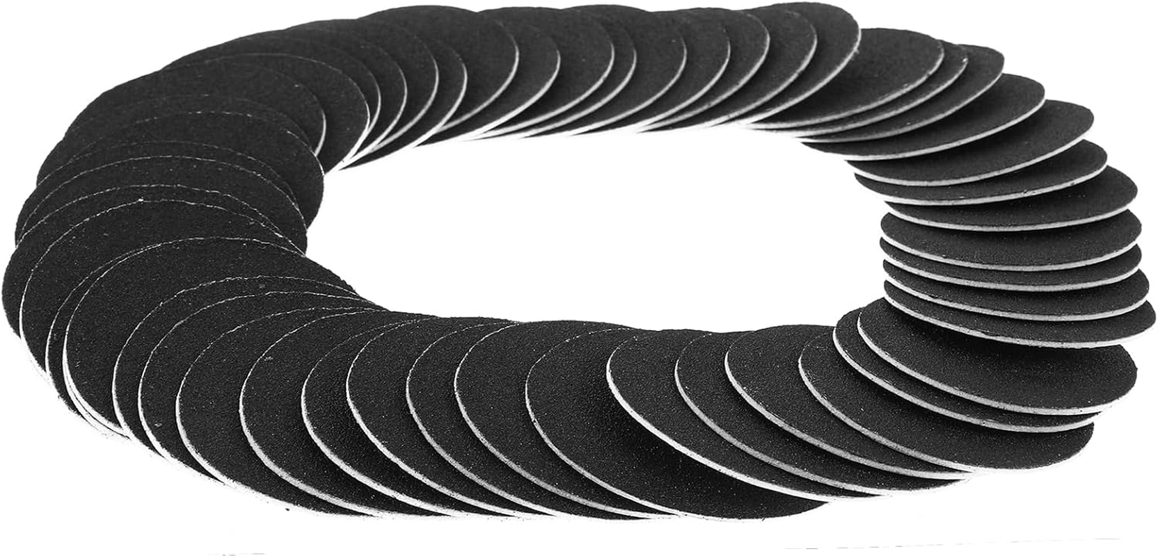 Dimeho 60 Pcs Replaceable Sandpaper Refill Discs 180 Grit Sandpaper Pad Discs for Electric Foot File Callus Remover Foot File Pedicure Tool Replacement Sandpaper Disk Set for Hard Dead Skin Removal image number 6