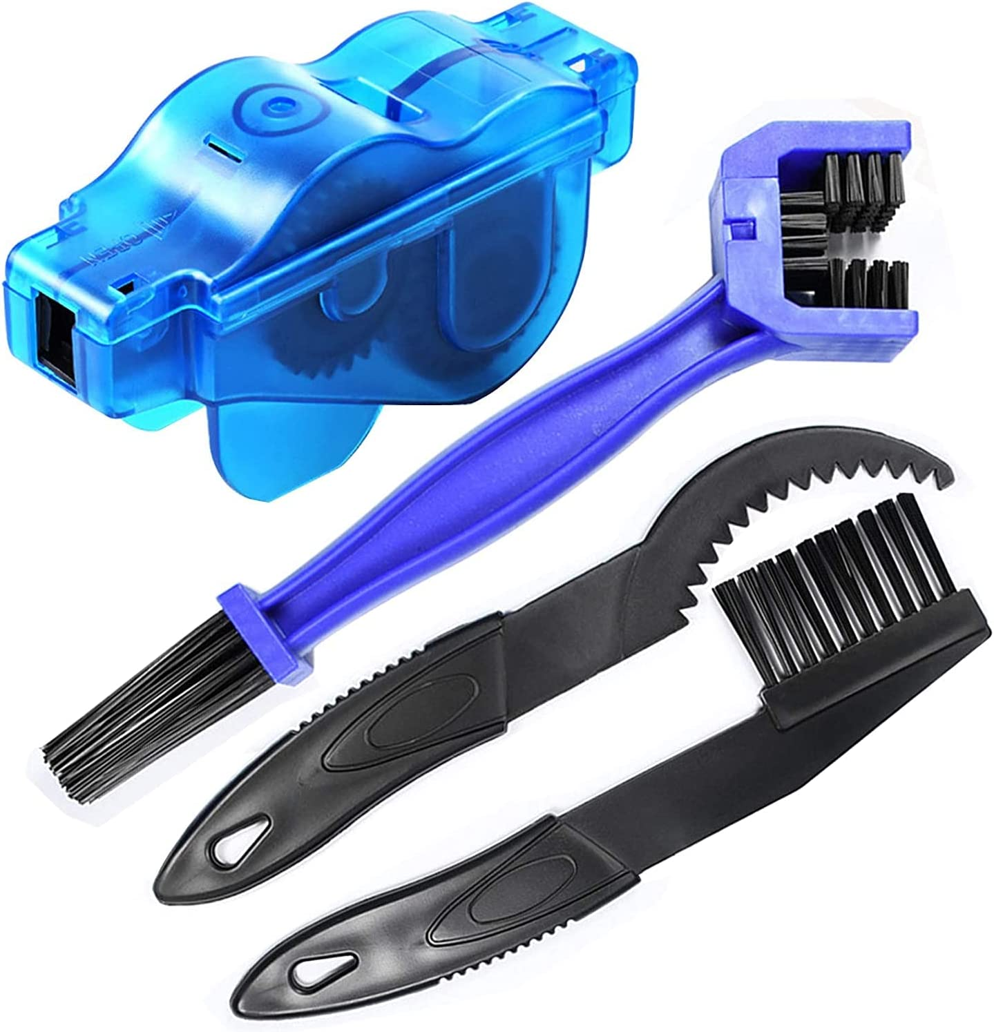 Bike Chain Cleaner Kit - Bicycle Chain Cleaning Brushes - Wash Tools Bike Chain Maintenance, Chain/Crank/Tire/Sprocket Cycling Corner Stain Dirt Clean for Mountain Bikes MTB City Bikes image number 4