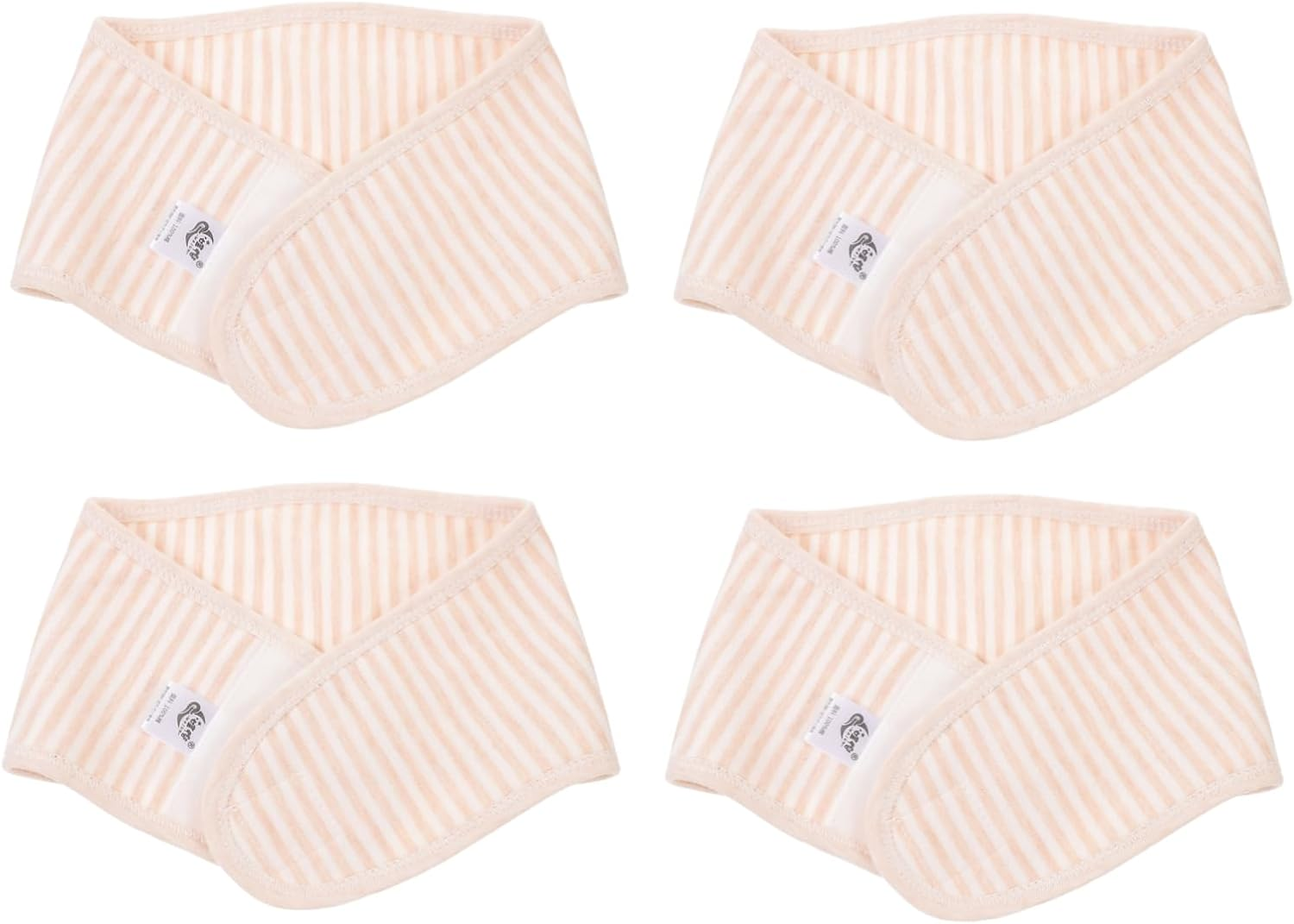 4Pcs Baby Belly Band Navel Band Newborn Umbilical Belt Beige Infant Comfort Support for Boys and Girls