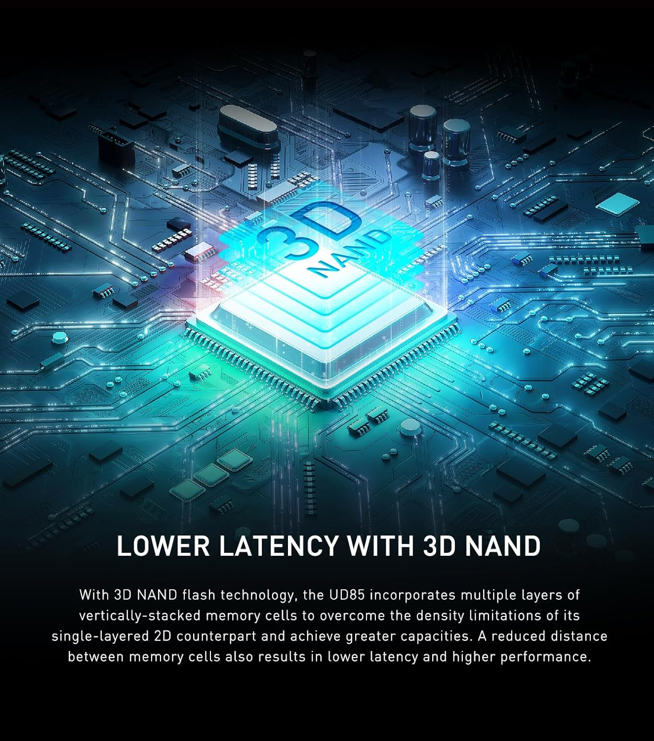 Silicon Power UD85 4TB Nvme Pcie 4.0 M.2 SSD, up to 3600Mb/S, 3D NAND M.2 2280 Pcie Gen4X4 Internal Solid State Drive for Desktop Laptop PC Computer image number 6