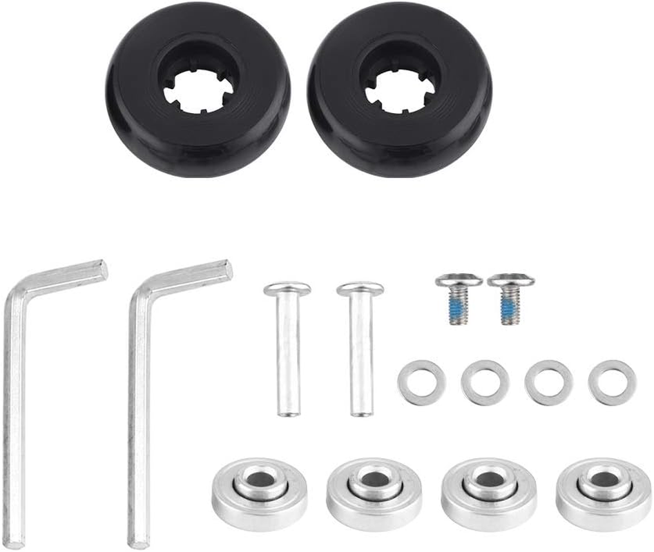 Luggage Wheels Replacement, 2Pcs Luggage Wheel Suitcase Replacement, Luggage Replacement Wheels, Axles Wrench Bearing OD 40/45/50/70Mm image number 6