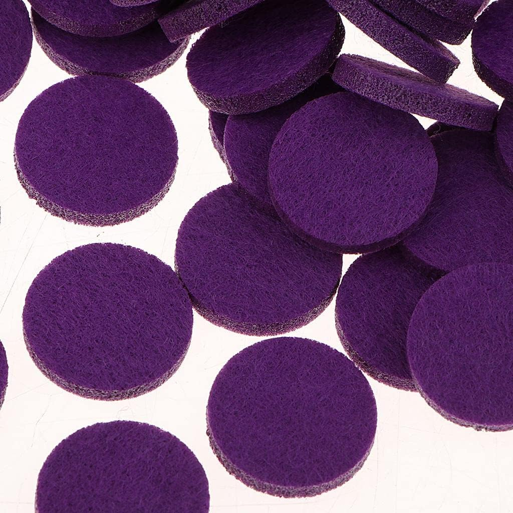 Gxdqxxd Wholesale Lot of 200 Refill Pads in 21Mm for Essential Oil Diffusers and Pendants, Purple - Purple image number 2