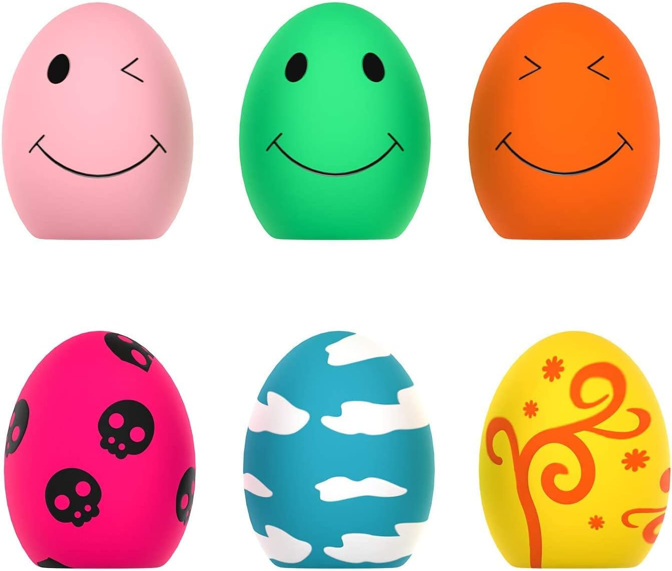 Squeaky Dog Ball (4 Pack) Latex Rubber Dog Squeak Toys, 2.7''/7Cm Soft Bouncy Fetch Balls for Medium Small Pets Interactive Play