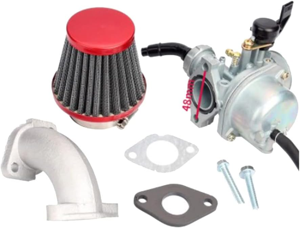 ISTOVO PZ22 Carburettor Air Intake Tube Air Filter Replacement Parts Accessories Motorcycle Accessories Plastic image number 2